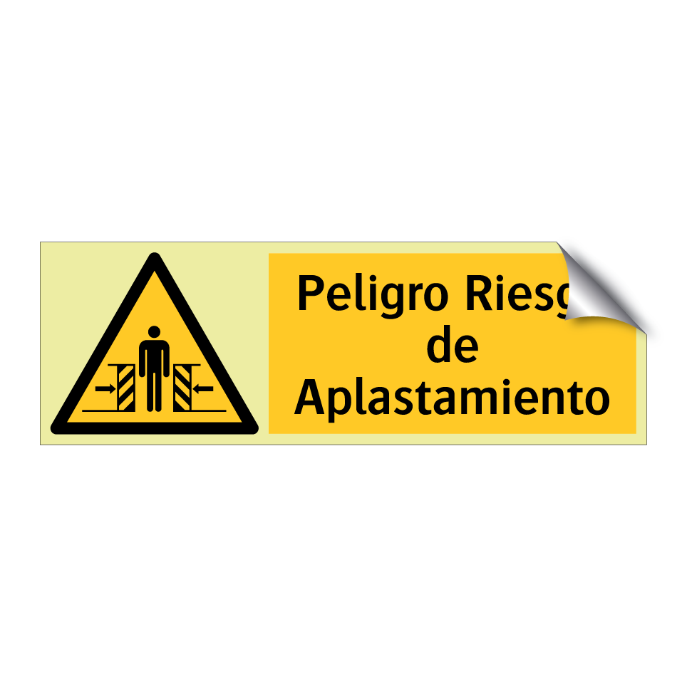 Peligro Riesgo de Aplastamiento