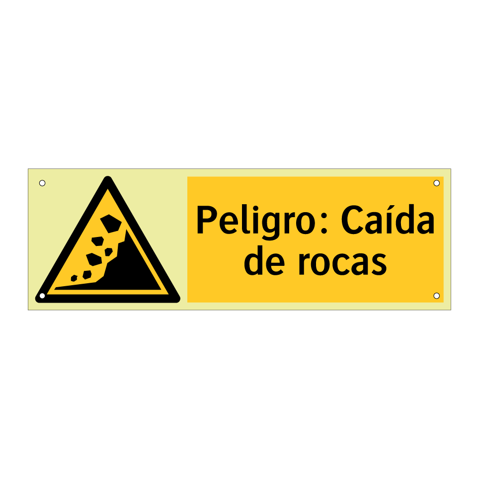 Peligro: Caída de rocas