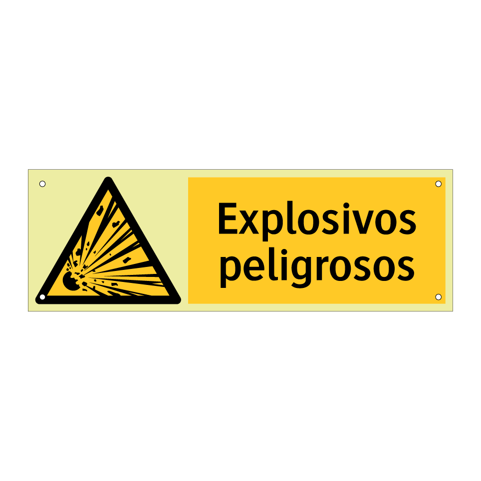 Explosivos peligrosos