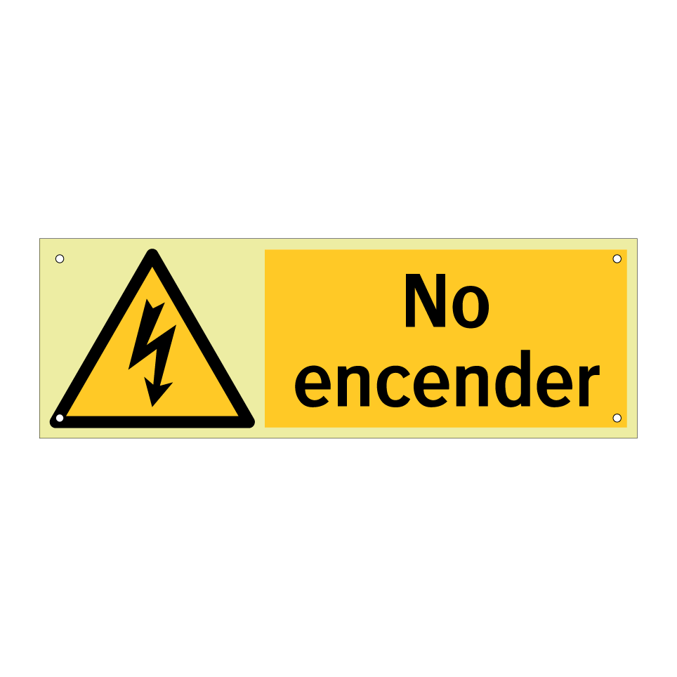 No encender