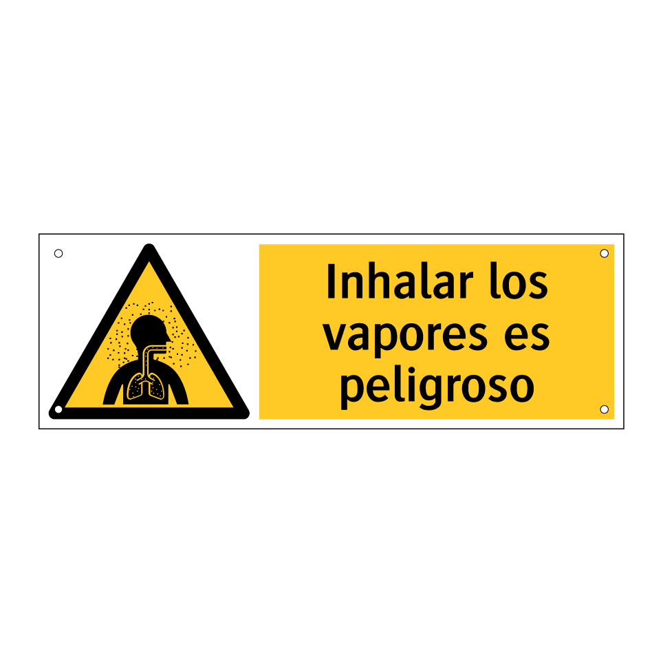 Inhalar los vapores es peligroso