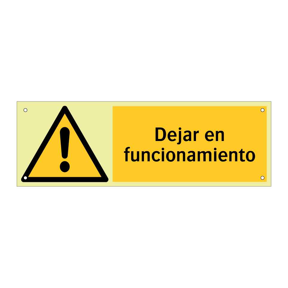 Dejar en funcionamiento
