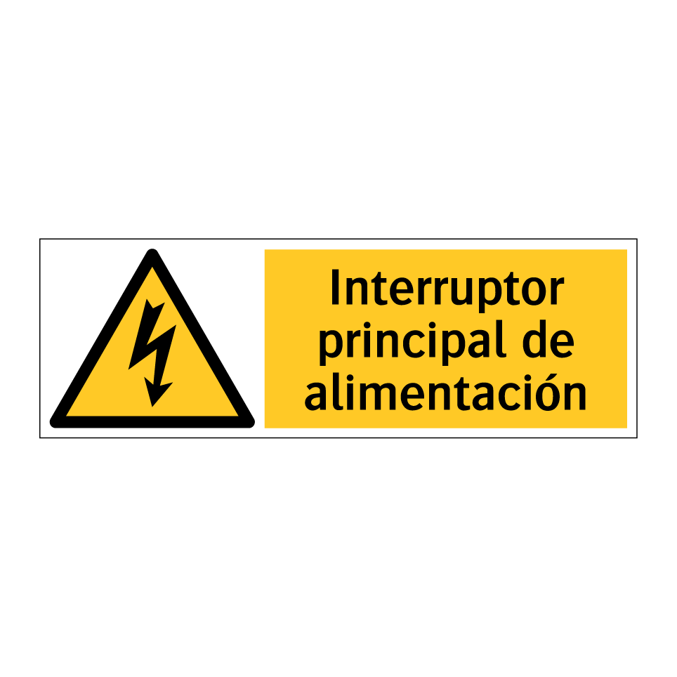 Interruptor principal de alimentación