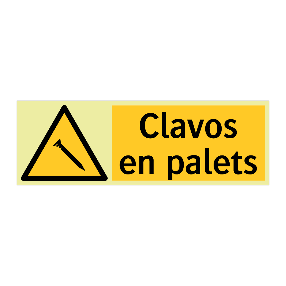 Clavos en palets