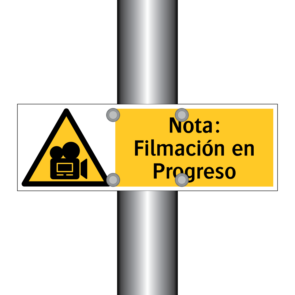 Nota: Filmación en Progreso