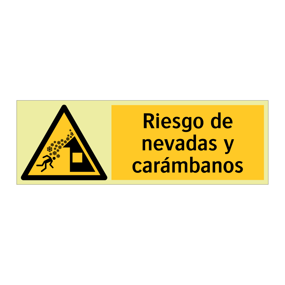 Riesgo de nevadas y carámbanos