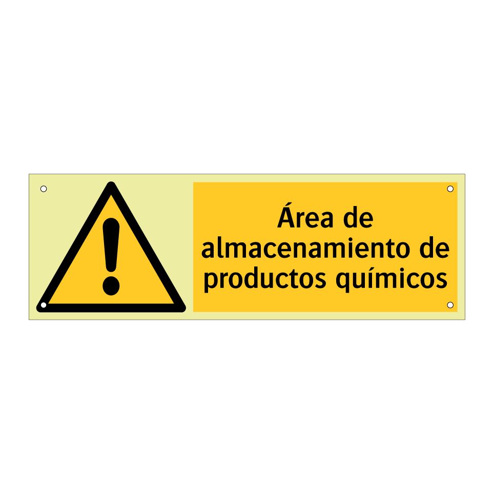 Área de almacenamiento de productos químicos