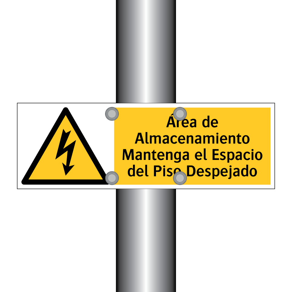 Área de Almacenamiento Mantenga el Espacio del Piso Despejado