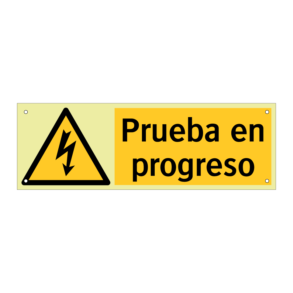 Prueba en progreso