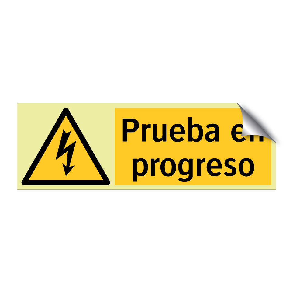 Prueba en progreso