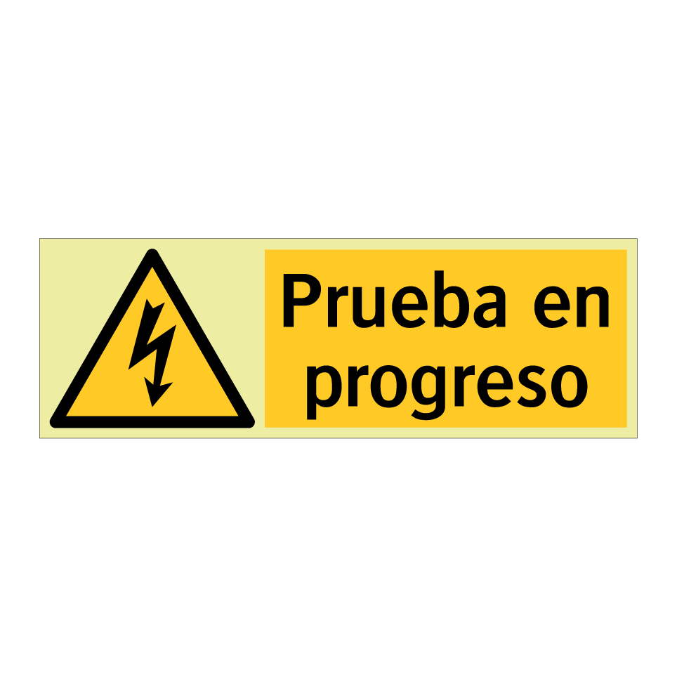 Prueba en progreso