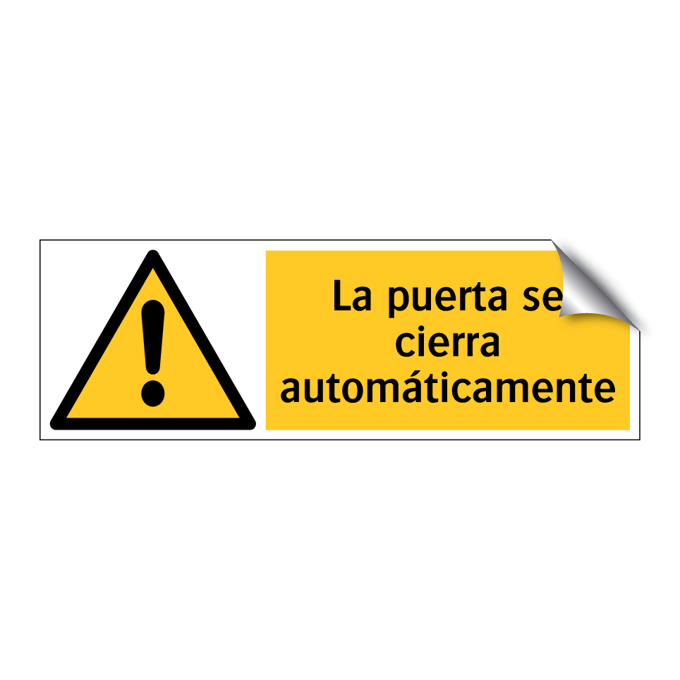 La puerta se cierra automáticamente