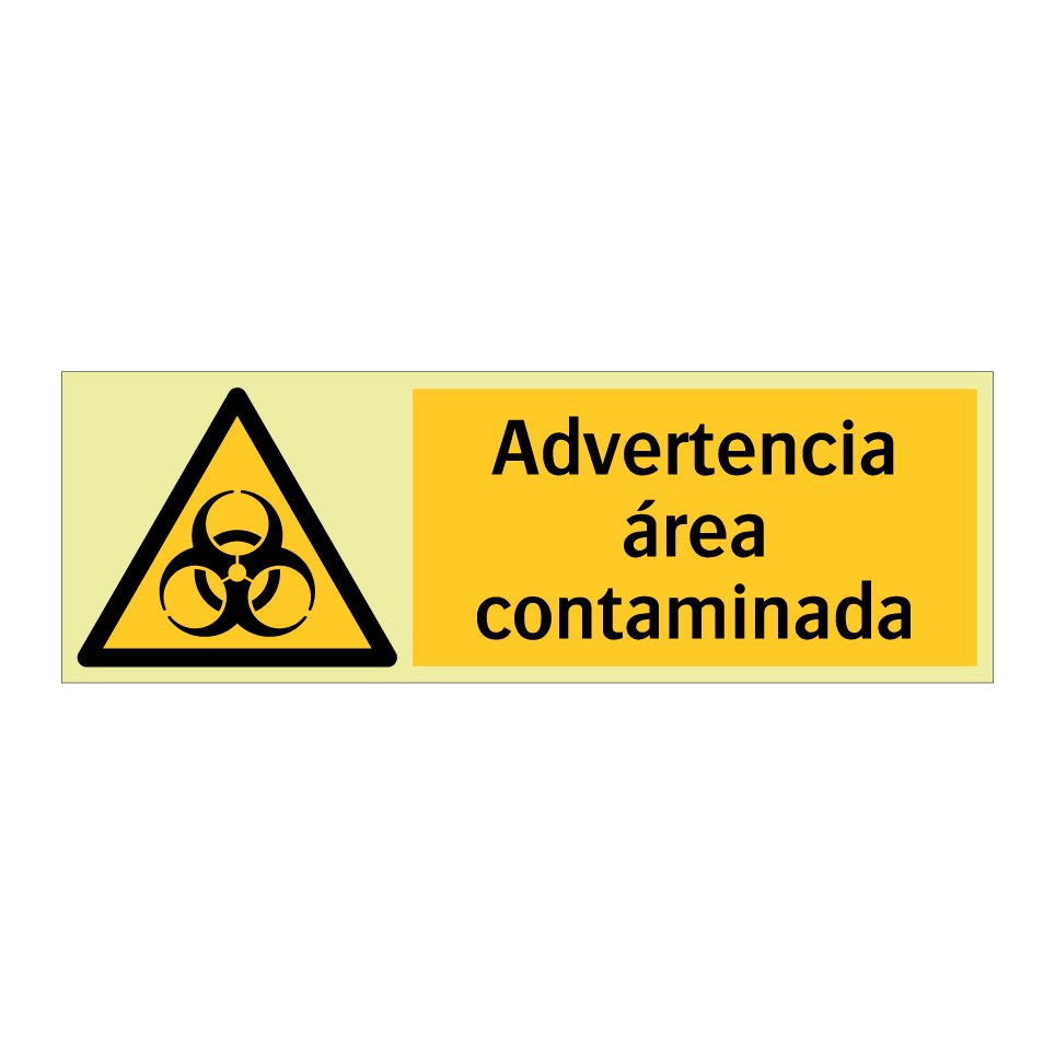 Advertencia área contaminada