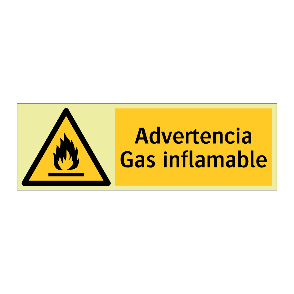 Advertencia Gas inflamable