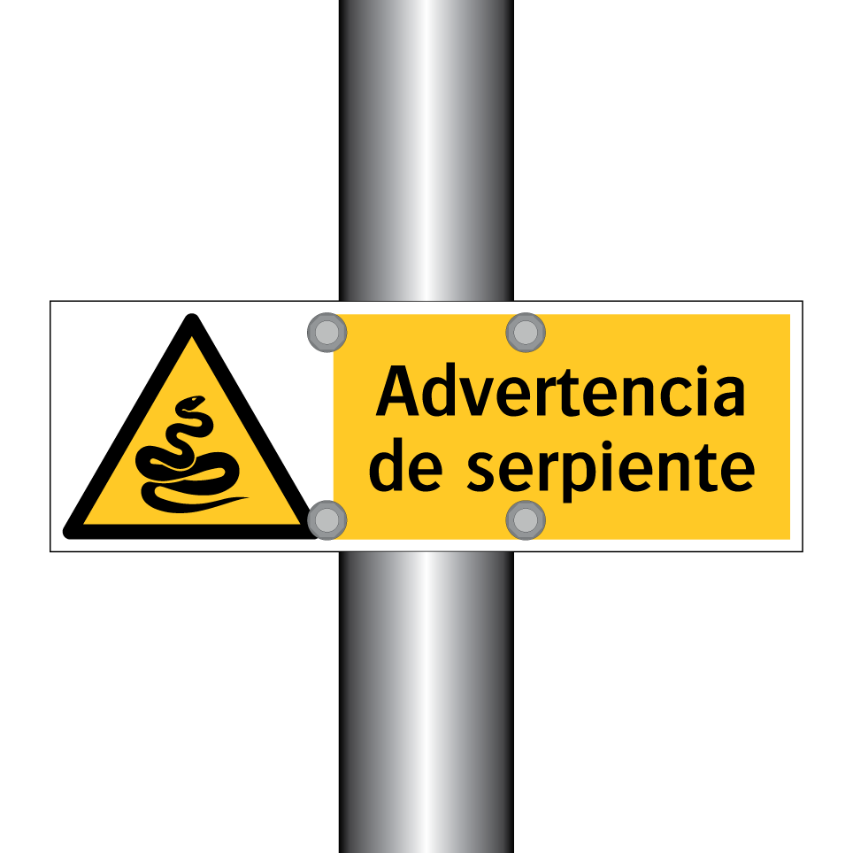 Advertencia de serpiente