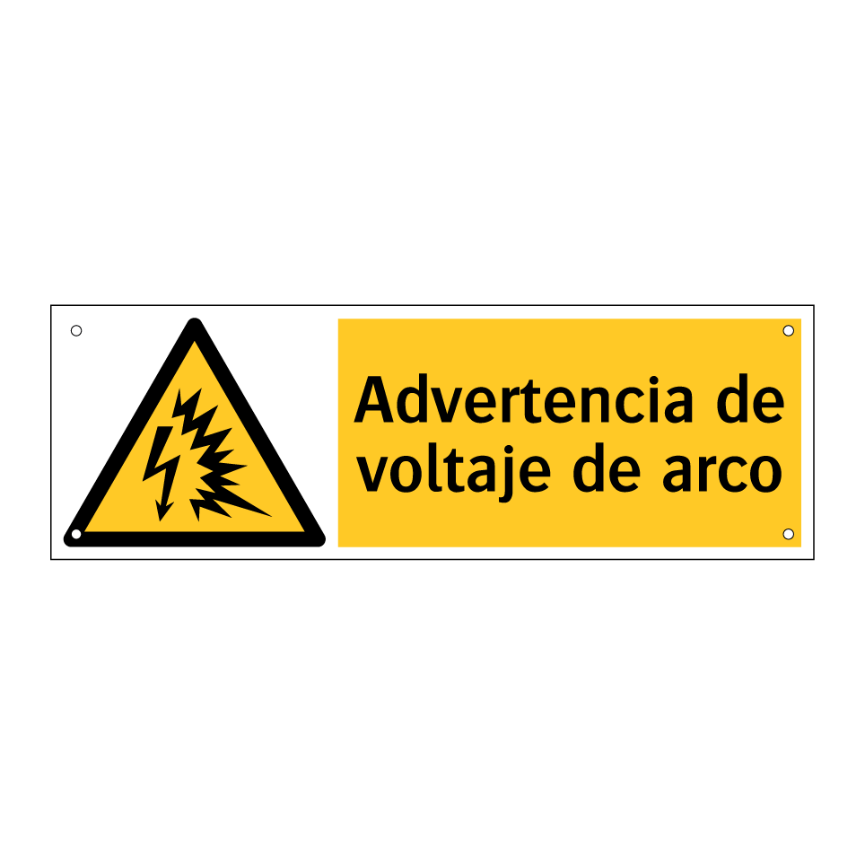 Advertencia de voltaje de arco