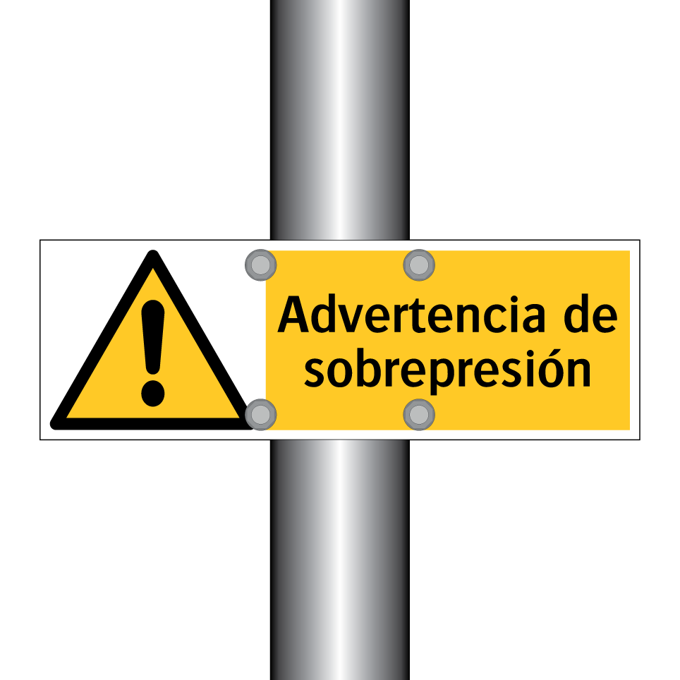 Advertencia de sobrepresión