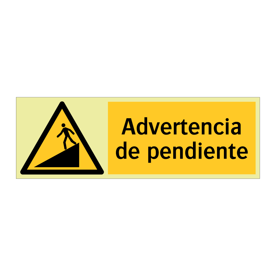 Advertencia de pendiente