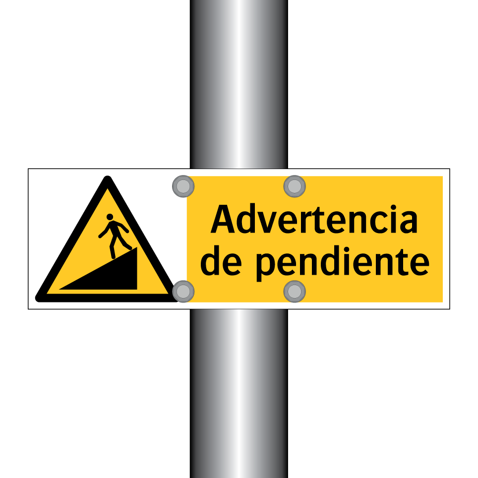Advertencia de pendiente