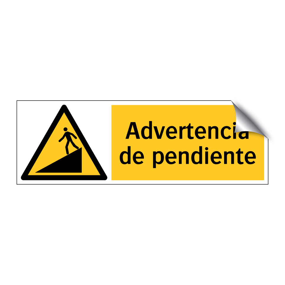 Advertencia de pendiente