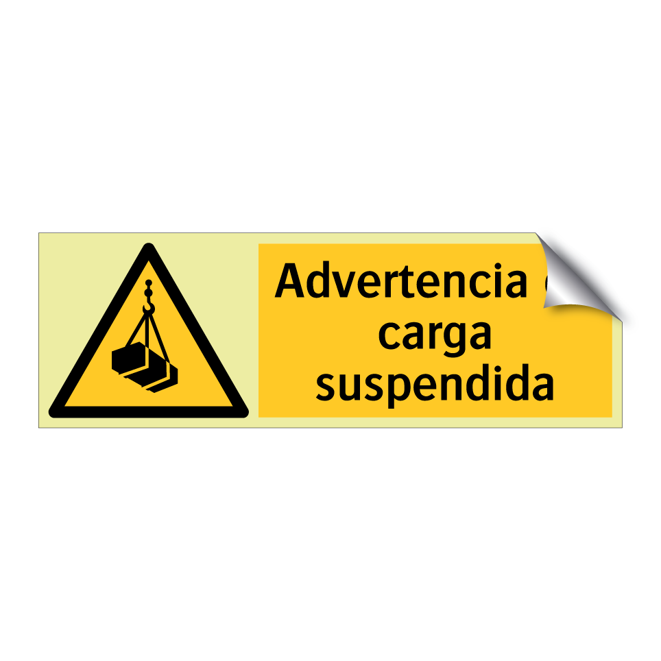 Advertencia de carga suspendida