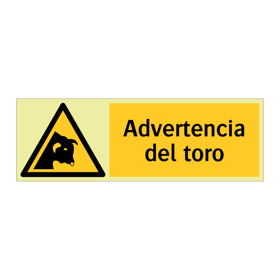 Advertencia del toro
