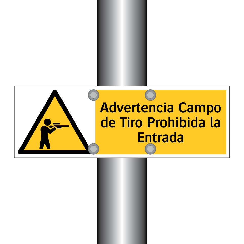 Advertencia Campo de Tiro Prohibida la Entrada