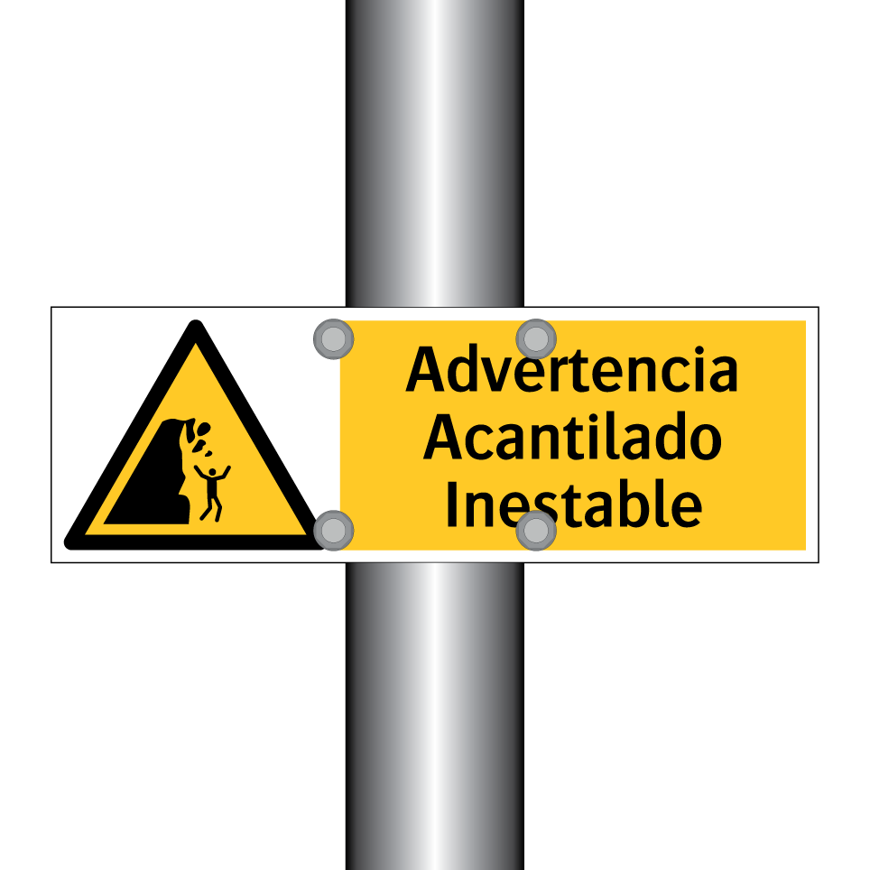 Advertencia Acantilado Inestable
