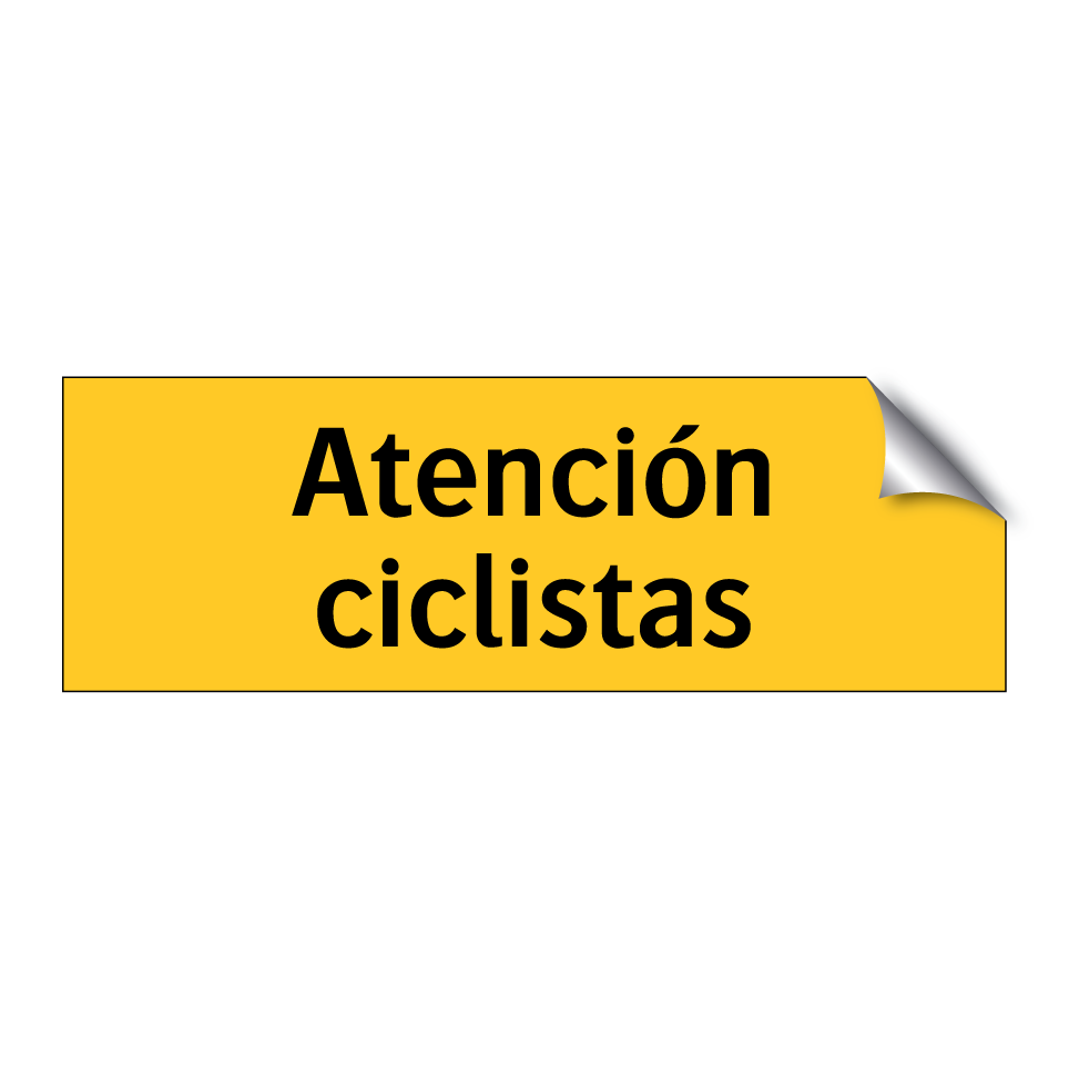 Atención ciclistas