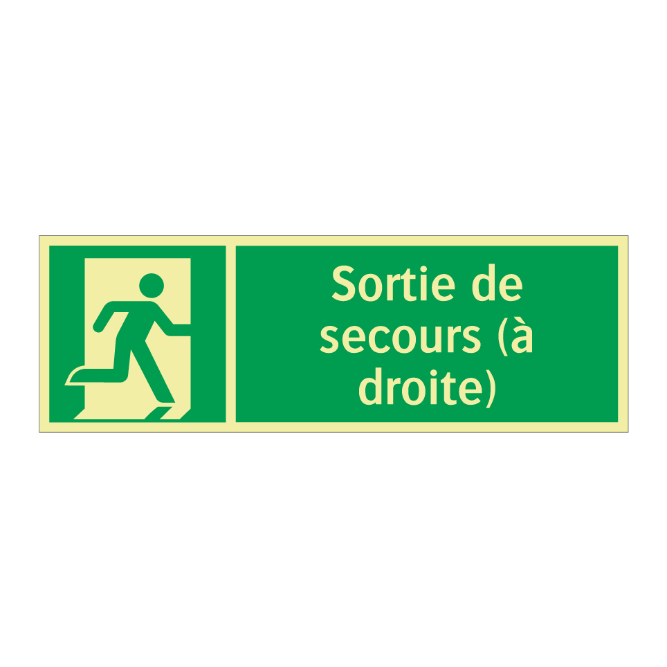 Sortie de secours (à droite)
