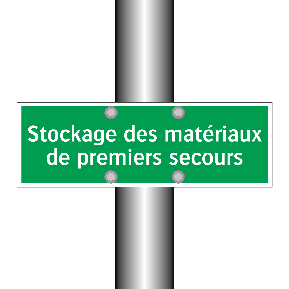 Stockage des matériaux de premiers secours