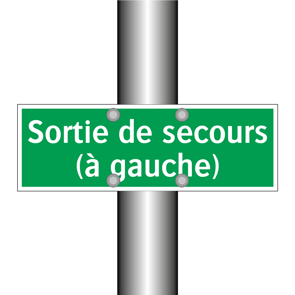 Sortie de secours (à gauche)