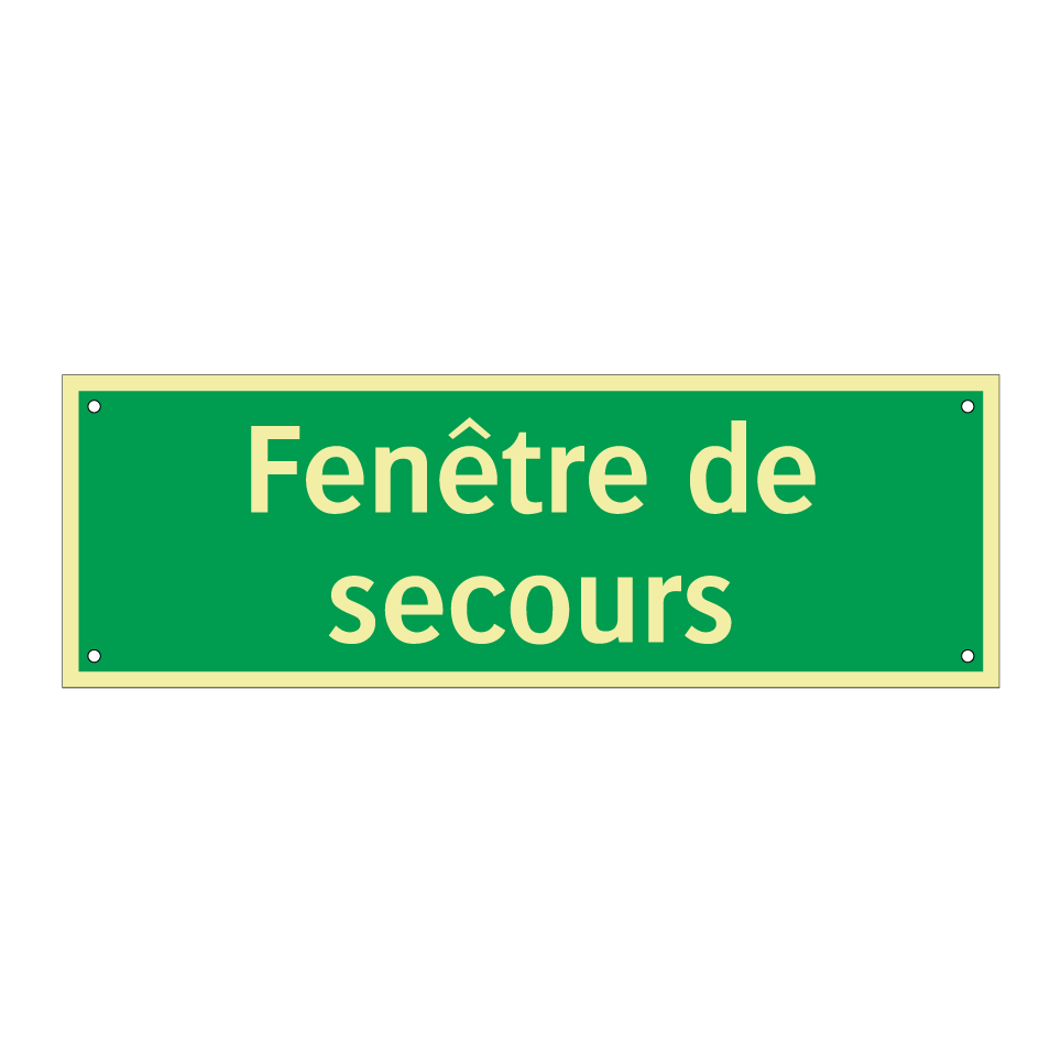 Fenêtre de secours
