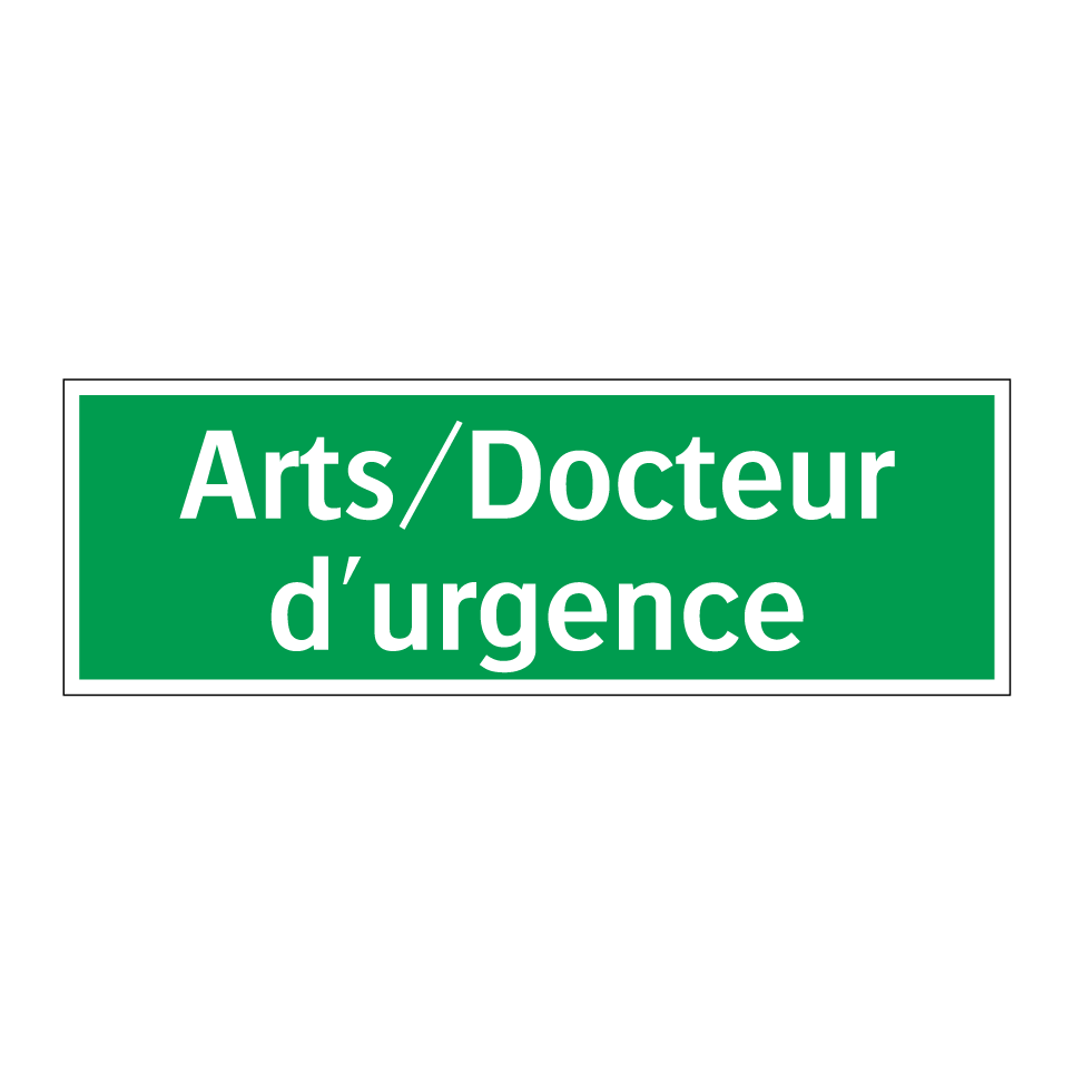 Arts/Docteur d'urgence