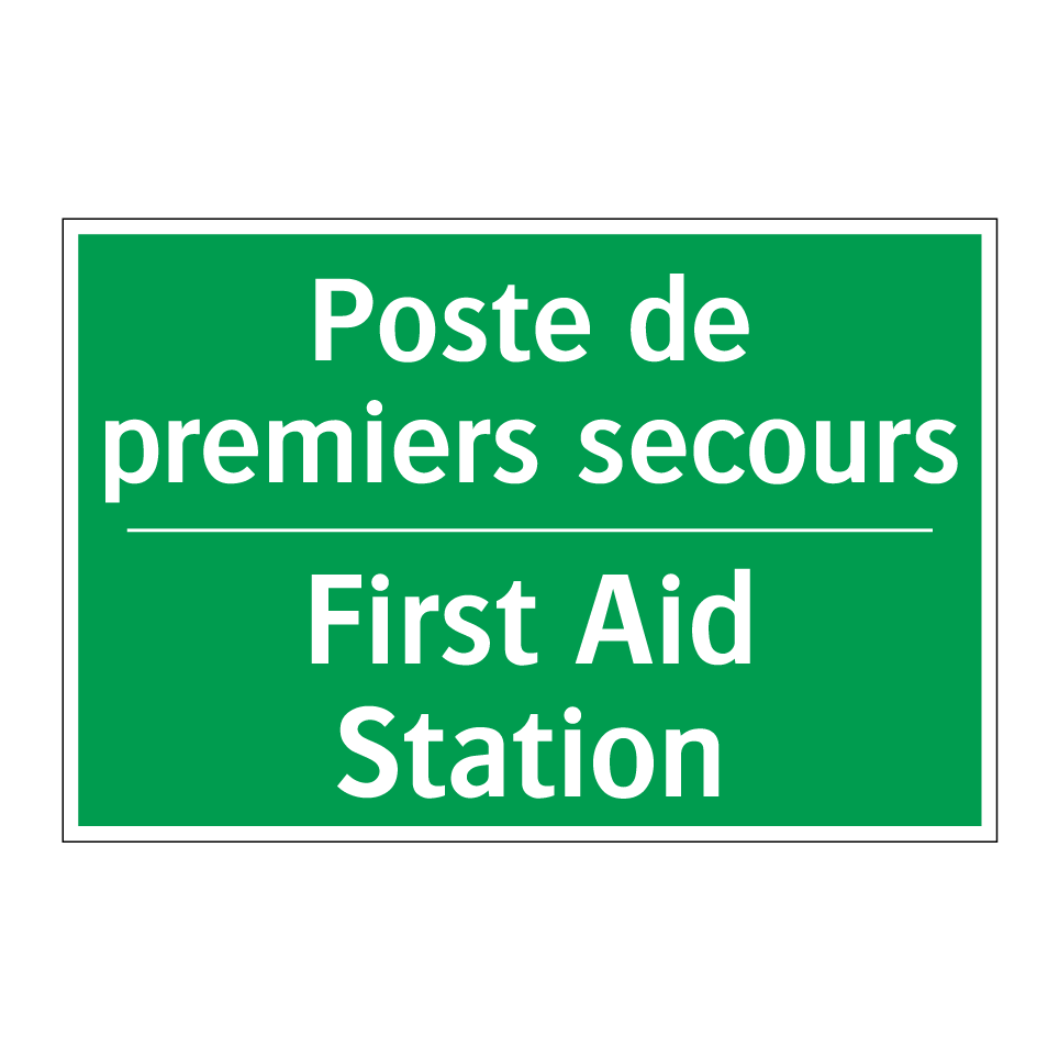 Poste de premiers secours - First Aid Station