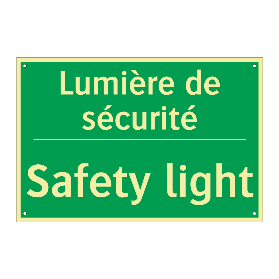 Lumière de sécurité - Safety light
