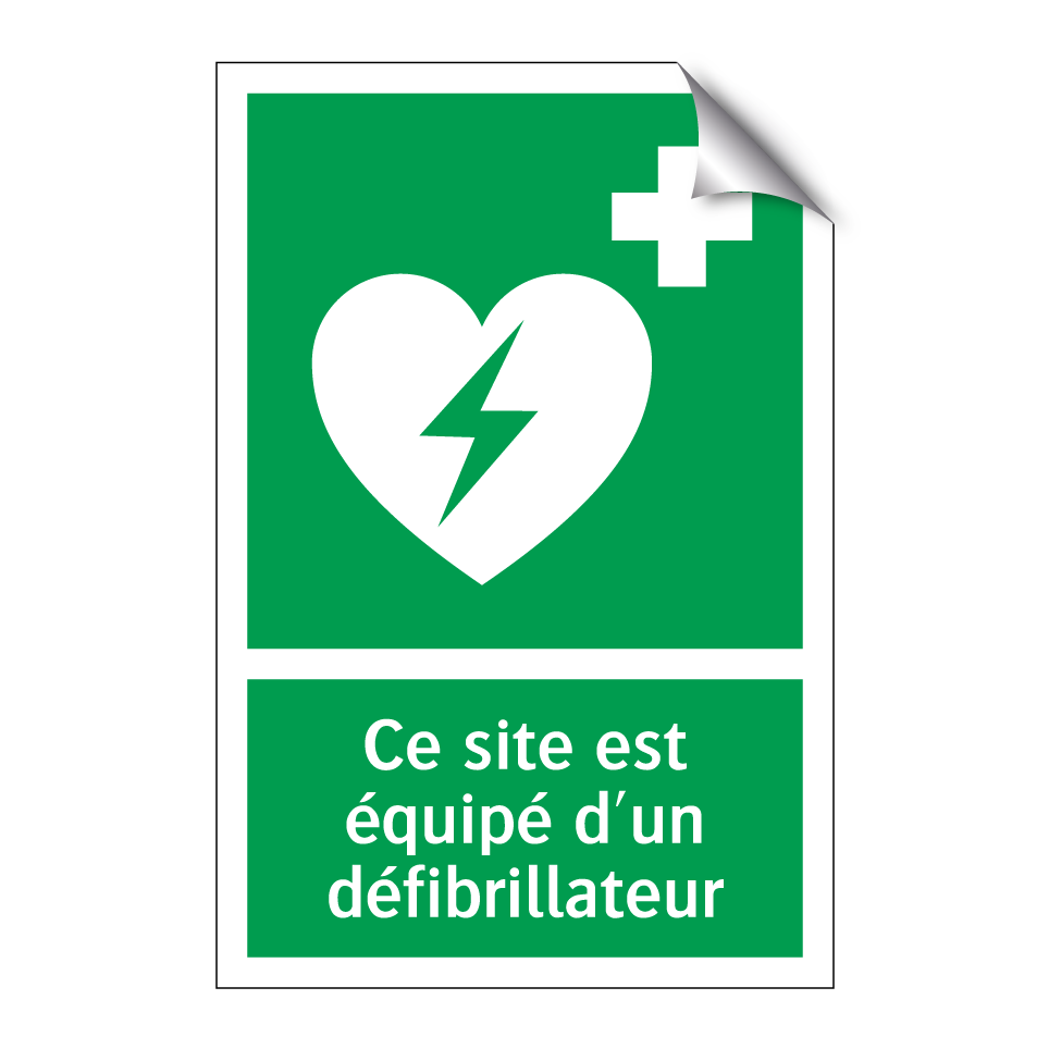 Ce site est équipé d'un défibrillateur