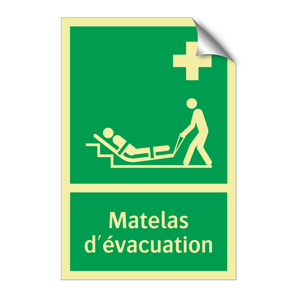 Matelas d'évacuation