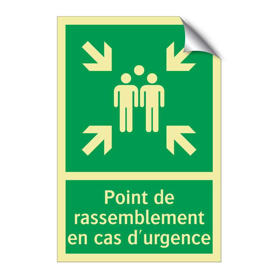 Point de rassemblement en cas d'urgence