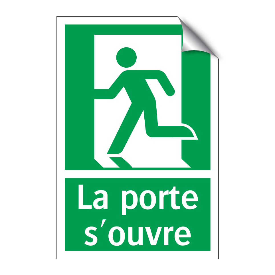 La porte s'ouvre