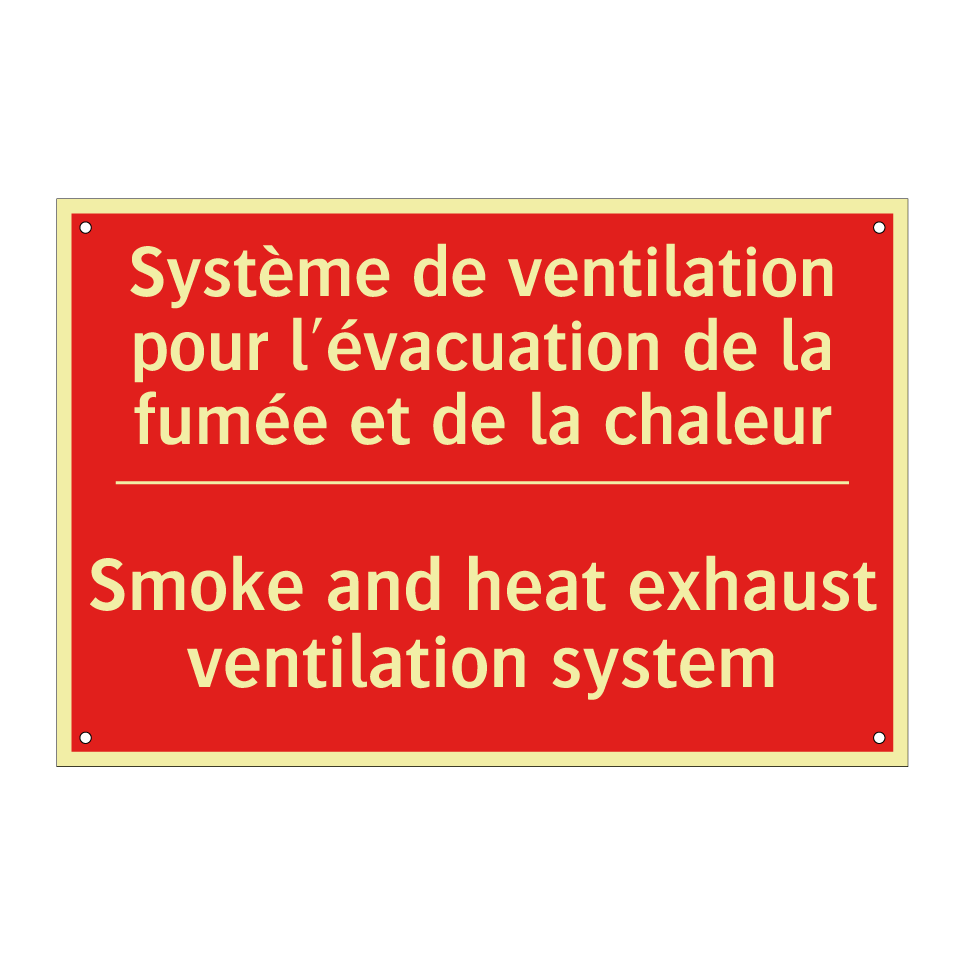 Système de ventilation pour l'évacuation /.../ - Smoke and heat exhaust ventilation /.../