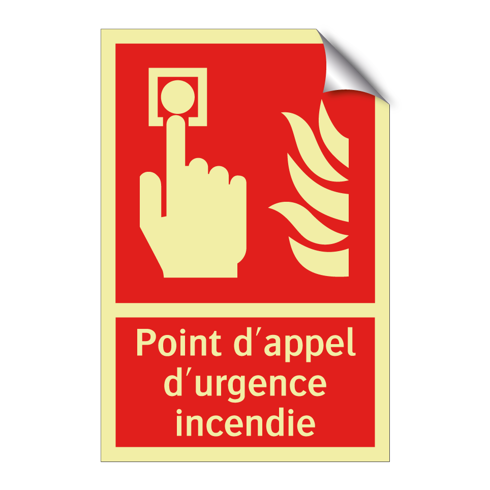 Point d'appel d'urgence incendie
