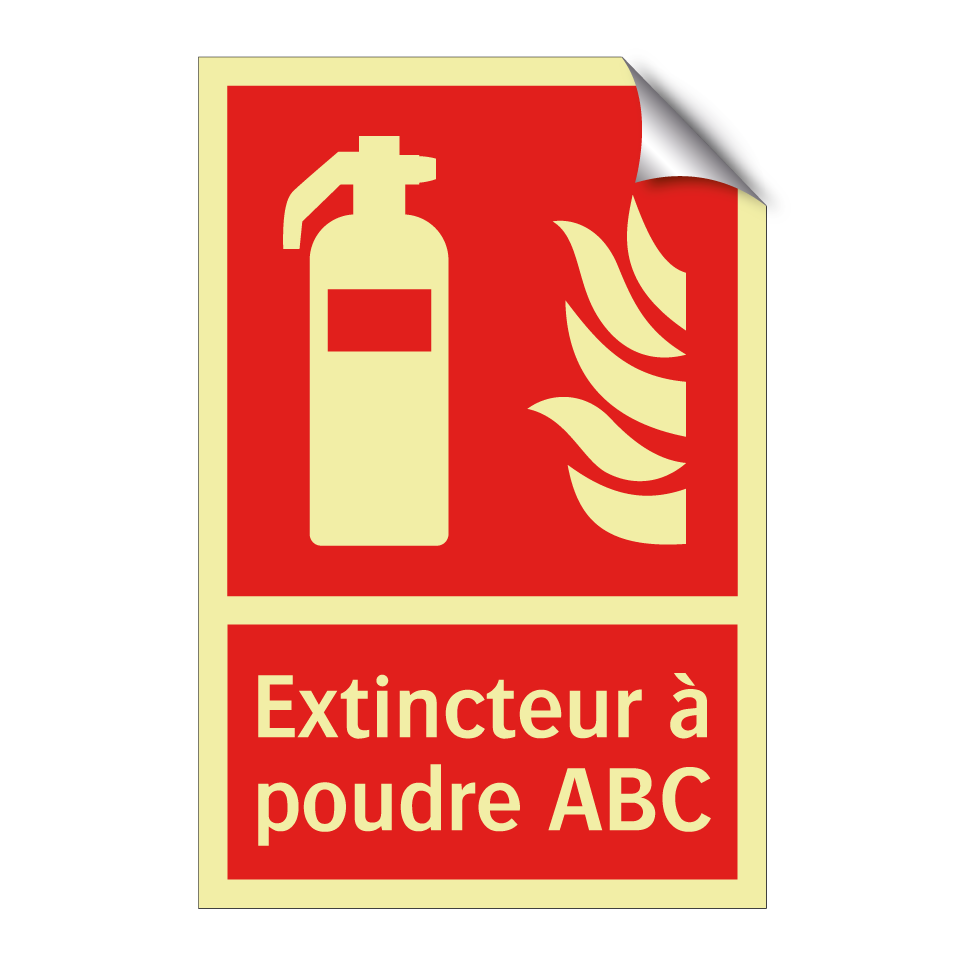 Extincteur à poudre ABC
