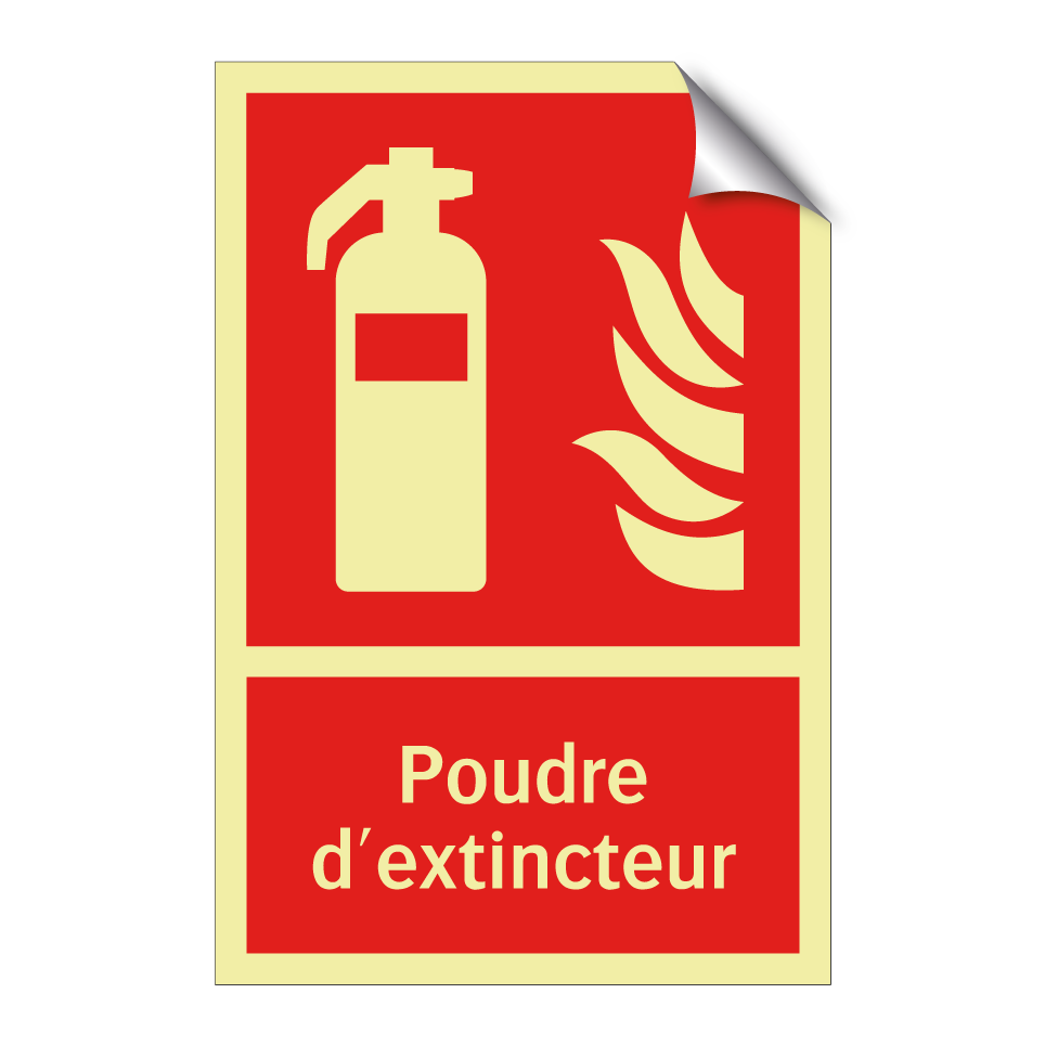 Poudre d'extincteur