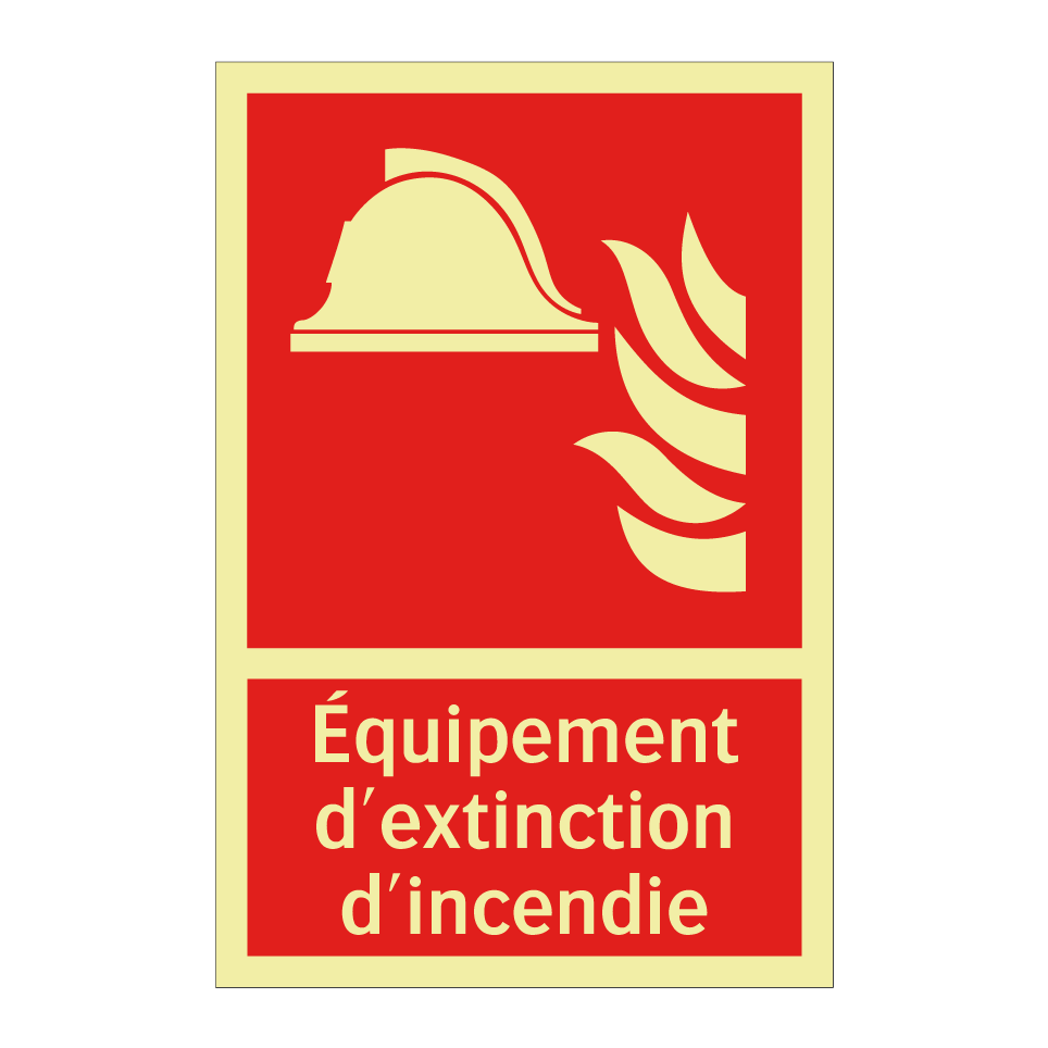 Équipement d'extinction d'incendie