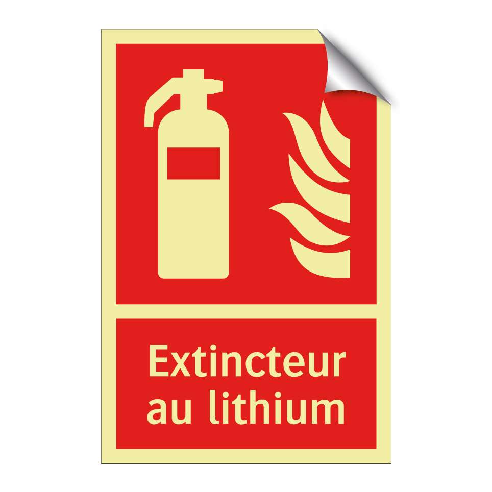 Extincteur au lithium