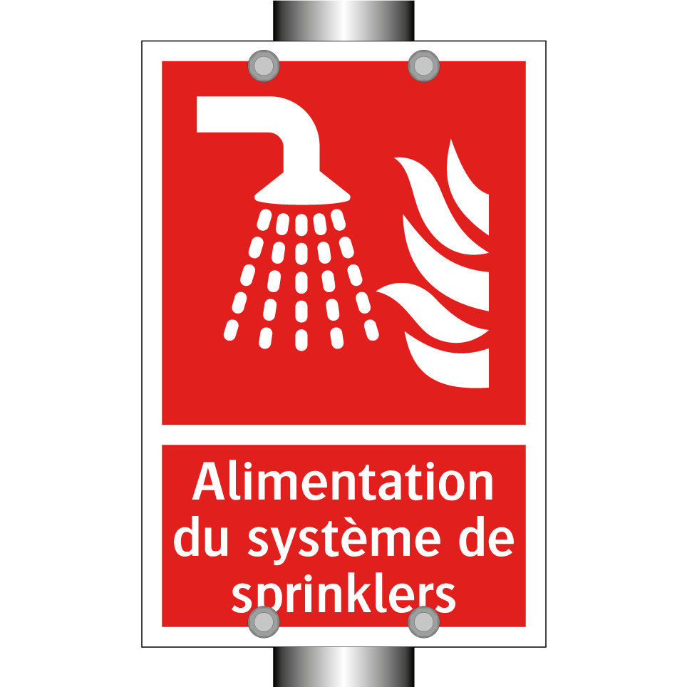 Alimentation du système de sprinklers
