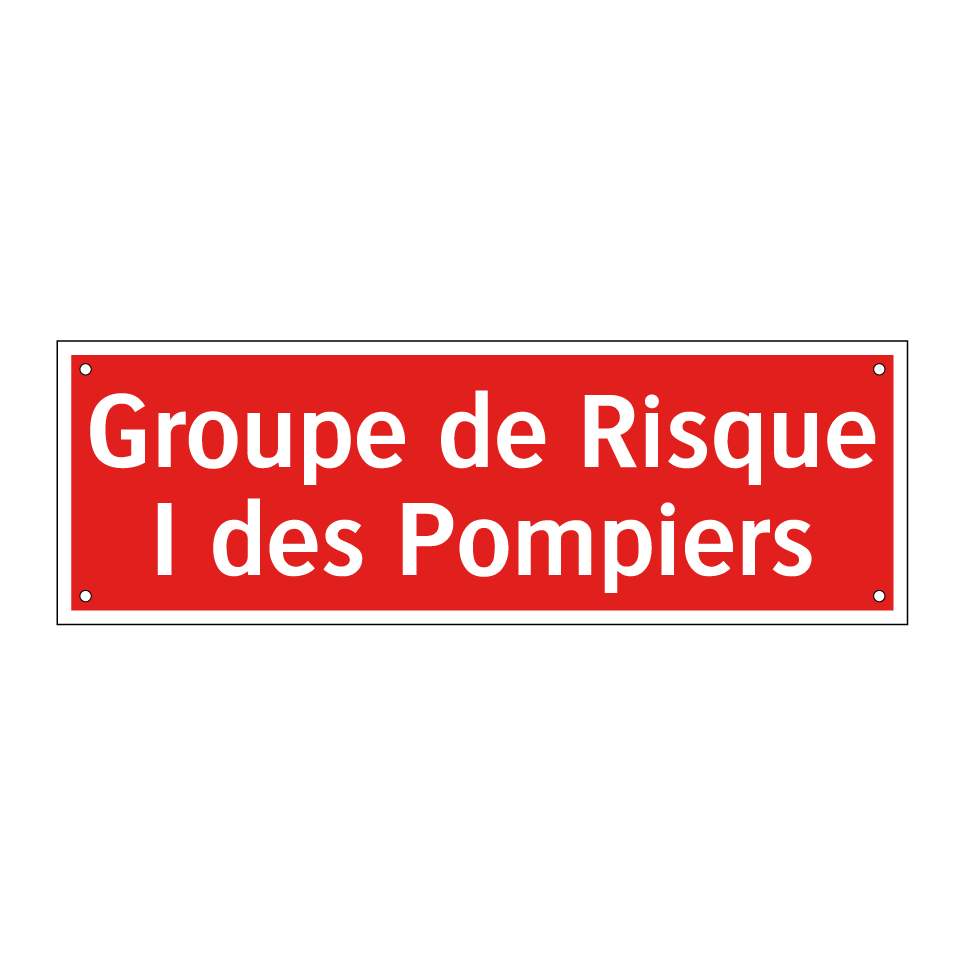 Groupe de Risque I des Pompiers
