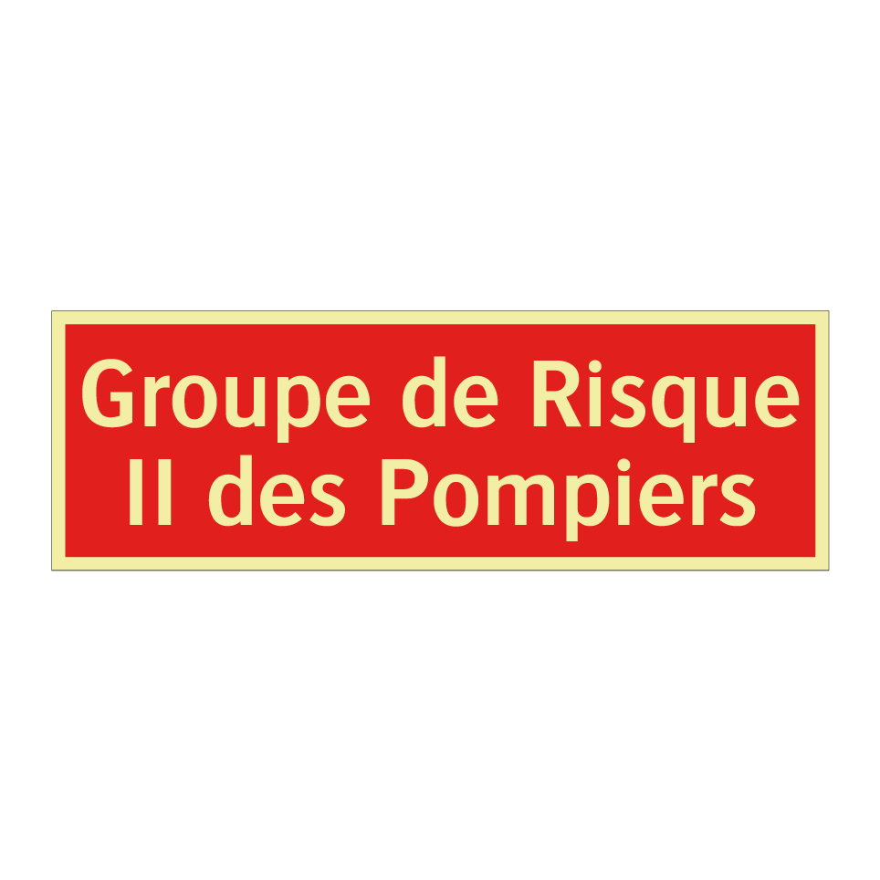 Groupe de Risque II des Pompiers