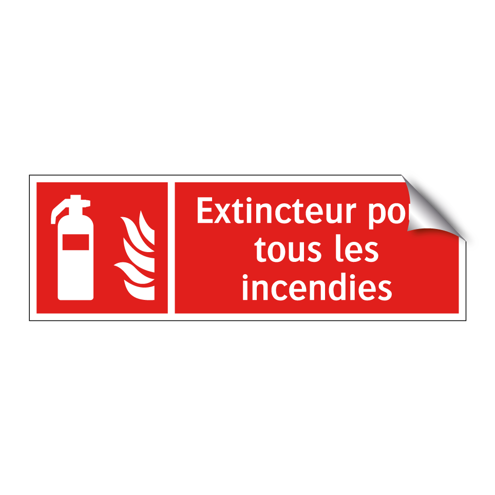 Extincteur pour tous les incendies